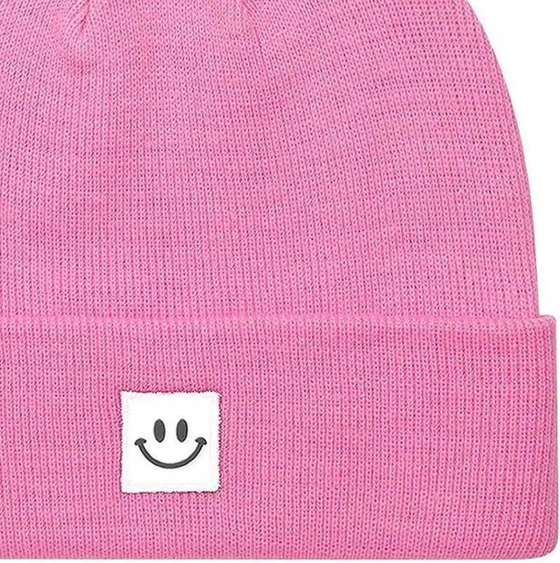 MaxNova Knit Beanie Hat with Smile Face for Men/Women - Image 2